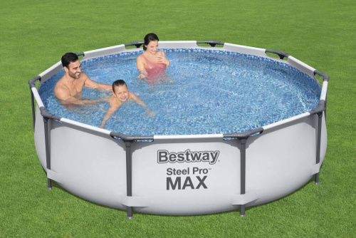 Каркасный бассейн Bestway Steel Pro Max 305 x 76 см - фото товара blaga-garden.ru