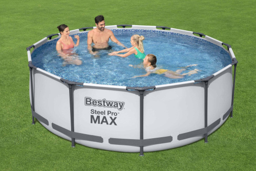 Каркасный бассейн Bestway Steel Pro Max 3.66 x 1.22 м - фото товара blaga-garden.ru