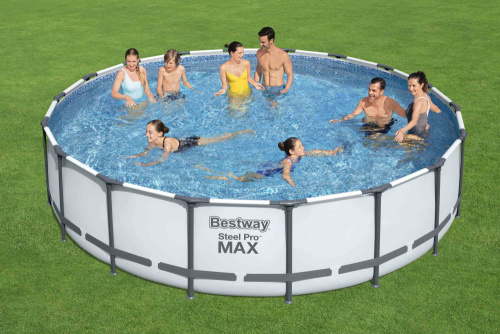 Каркасный бассейн Bestway Steel Pro Max Pool - фото товара blaga-garden.ru