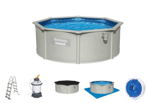Стальной бассейн Hydrium Pool Set 360х120 см - фото товара blaga-garden.ru