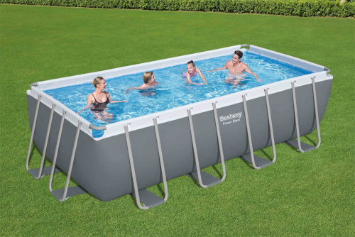 Каркасный бассейн Bestway Power Steel 4.88 x 2.44 x 1.22 м - фото товара blaga-garden.ru